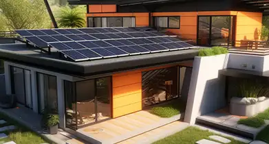 panel solar para casa